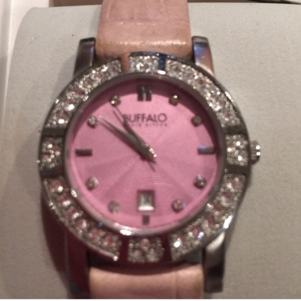 Buffalo David Bitton Pinn Watch with Crystals - Picture 2 of 5